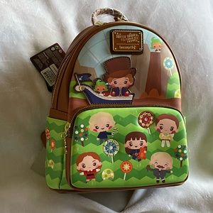 Loungefly Charlie and the Chocolate Factory Wonka 50th Anniversary Mini Bp NWT
